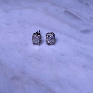Elegant Silver Stud Earrings